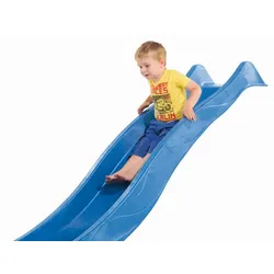 Karibu Wellenrutsche 2,5 m blau Spielrutsche Kinderrutsche Wasserrutsche