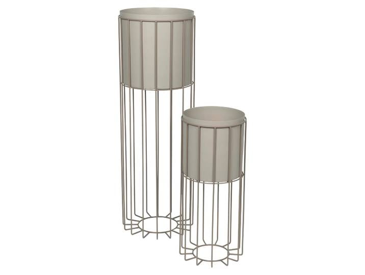 Broste Copenhagen Pot avec support Fenja 2 pièces Simply taupe