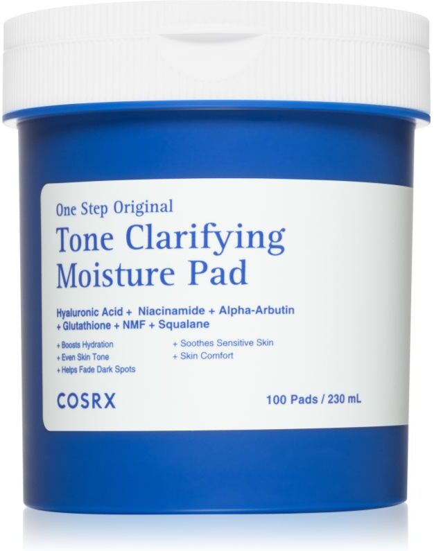 Cosrx One Step Original Tone Clarifying Moisture Pad toner pads with moisturising effect 100 pc