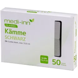 Medi-Inn Kämme, schwarz, Kunststoff 12,5 cm / 20 x 50 = 1000 Stück