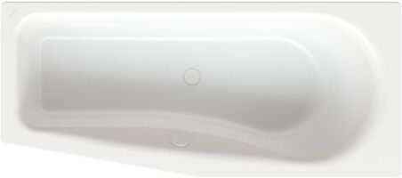 Bette BetteLuna Badewanne 2750-004 edelweiß, 170x75x45cm, Schräge Fußende links