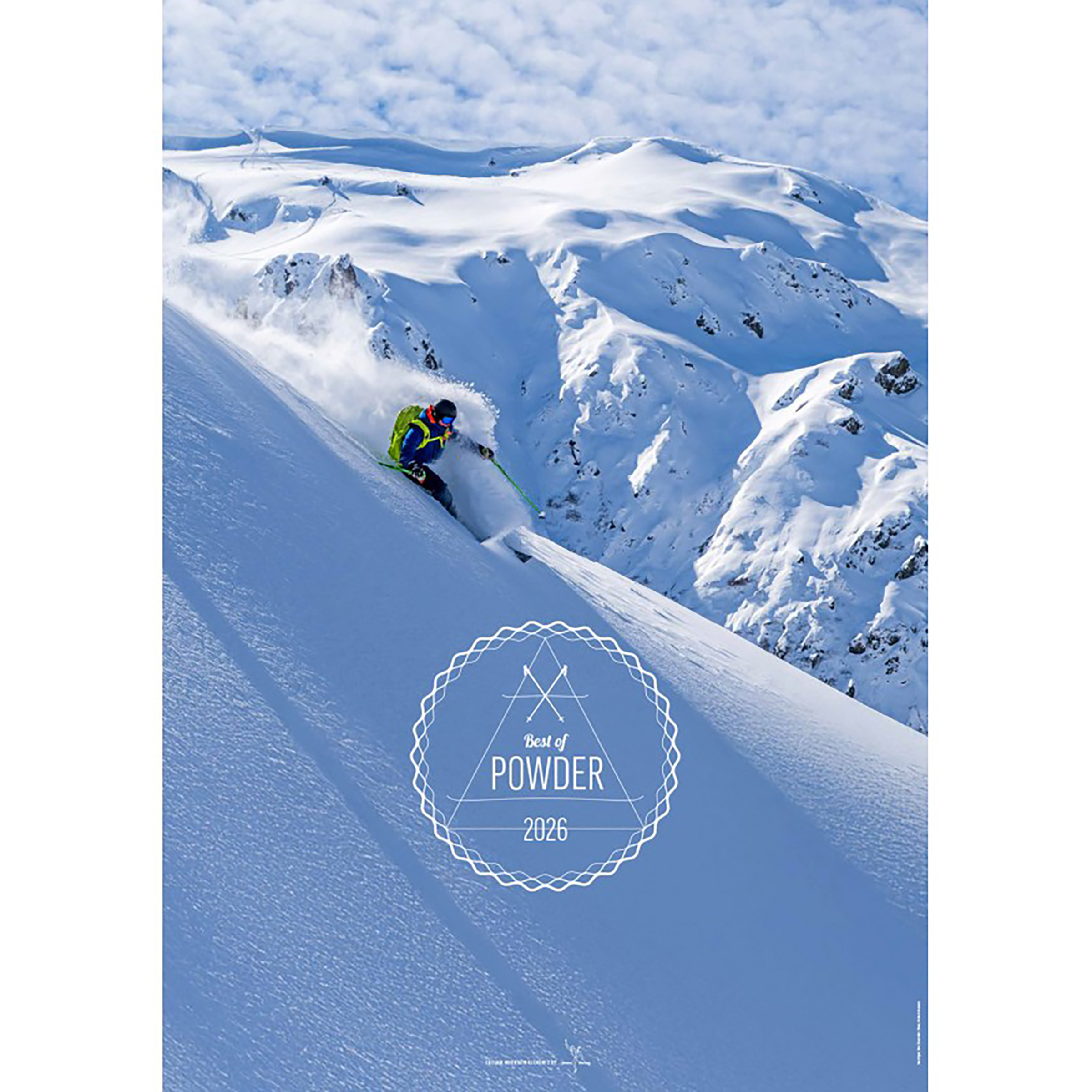 TMMS-Verlag Best of Powder 2026 Kalender Bildbände, Kalender, Wandkarten