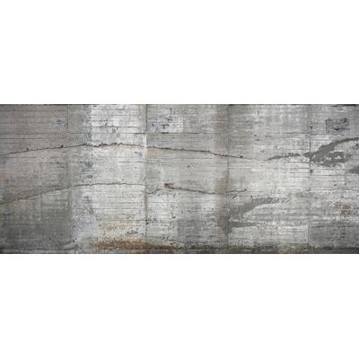Fototapete ARCHITECTS PAPER "Concrete", grau (grau, silber), B:6m L:2,5m, Vlies, Tapeten, Vlies, Wand, Schräge