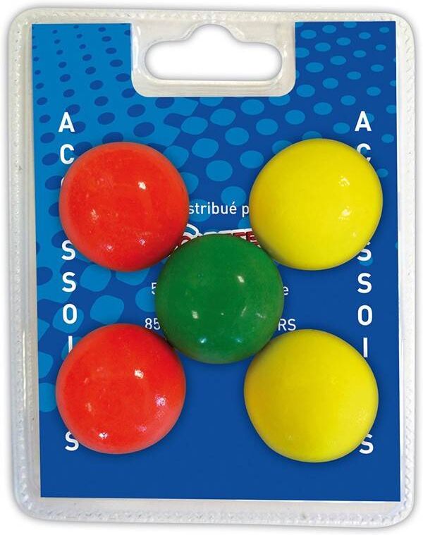 Cadetel 5 Cochonnets fluo sous blister
