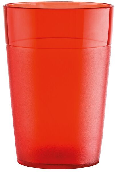 Paderno Bicchiere acqua 250 ml Rosso