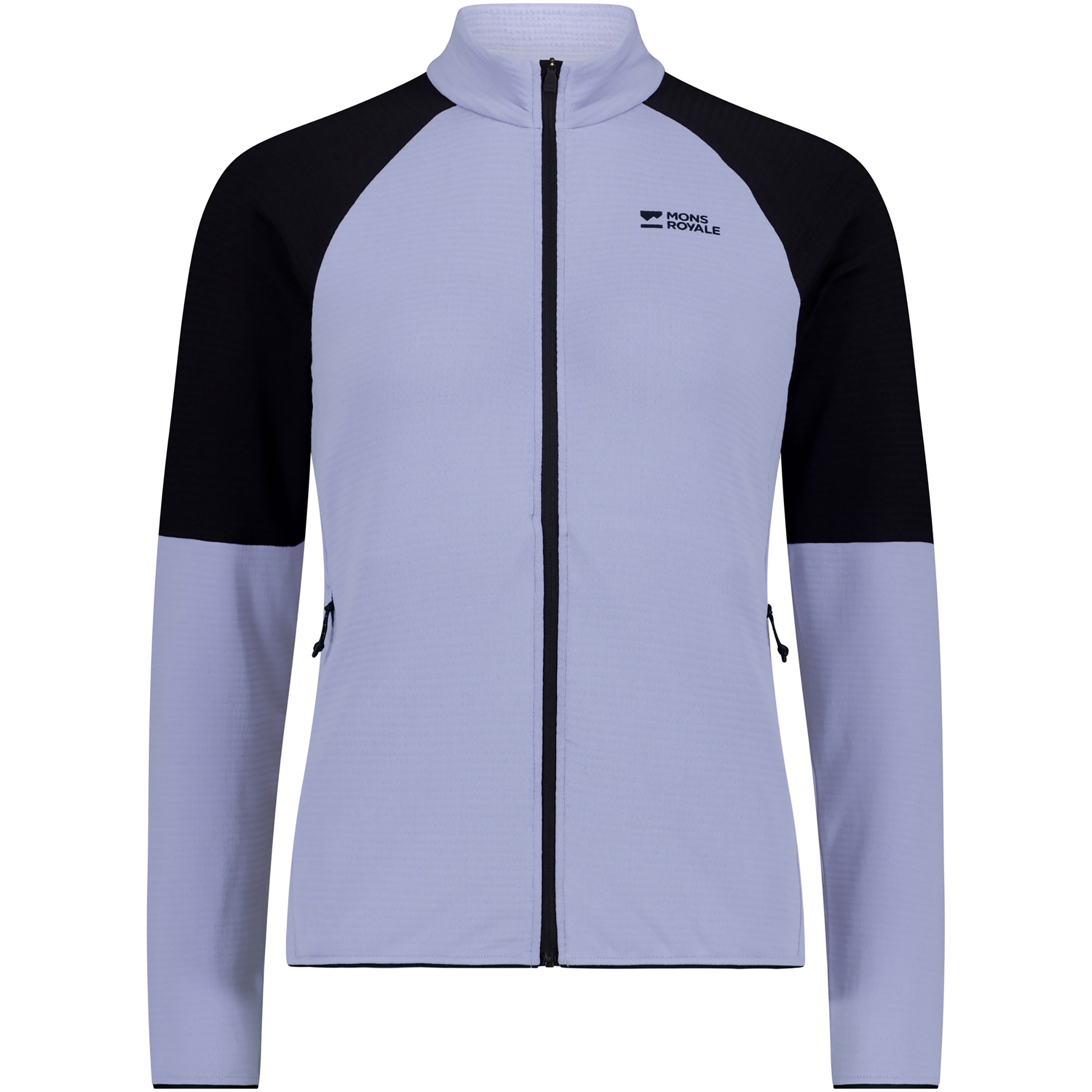 Mons Royale Quad Merino Fleece Damen Fleecejacke blau Größe S Mountainbike Schnell trocknend Merinowolle