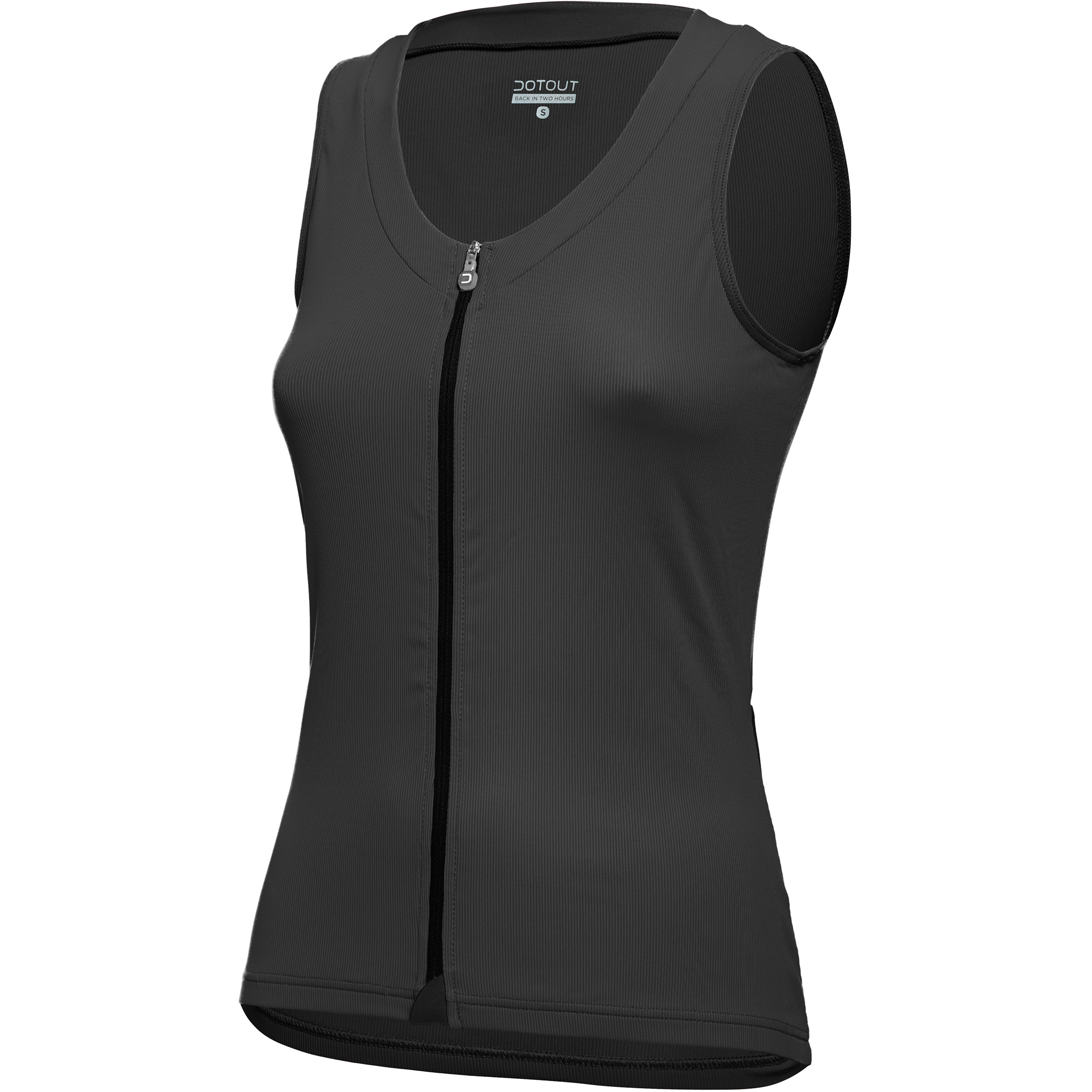 Dotout Chic Cycle Top Trikot Damen Radtrikots schwarz Größe XL Mountainbike | Rennrad | Gravel Elastisch
