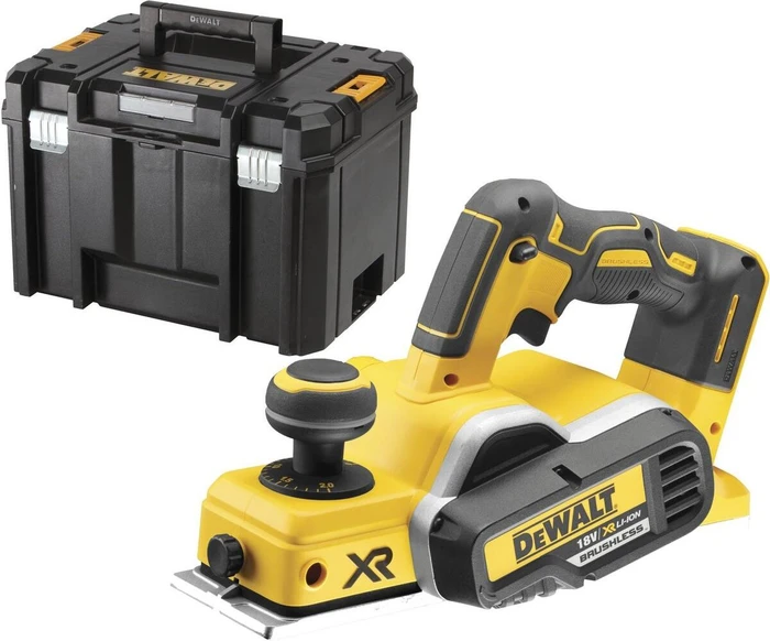 Dewalt Akku-Hobel DCP580NT, 18Volt (gelb/schwarz, ohne Akku und Ladegerät, in TSTAK Box VI)