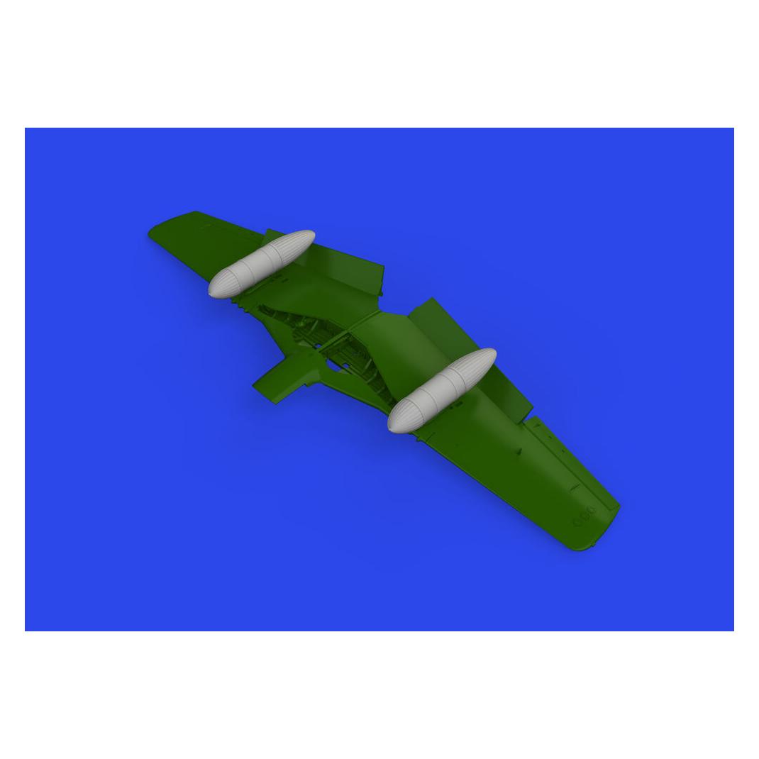Eduard P-51D 108gal paper drop tanks PRINT (672374)