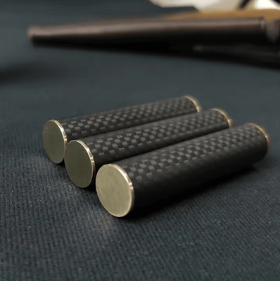 Inspire Curations Magnetic Carbon Fiber EDC Fidget Spinner Stick plaid Pattern
