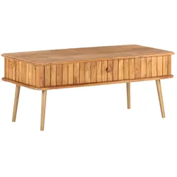 vidaXL Couchtisch 100x50x40 cm Massivholz Akazie