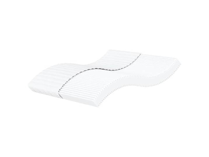 vidaXL Schaumstoffmatratze Weiß 160x220 cm Härtegrad H2 H3