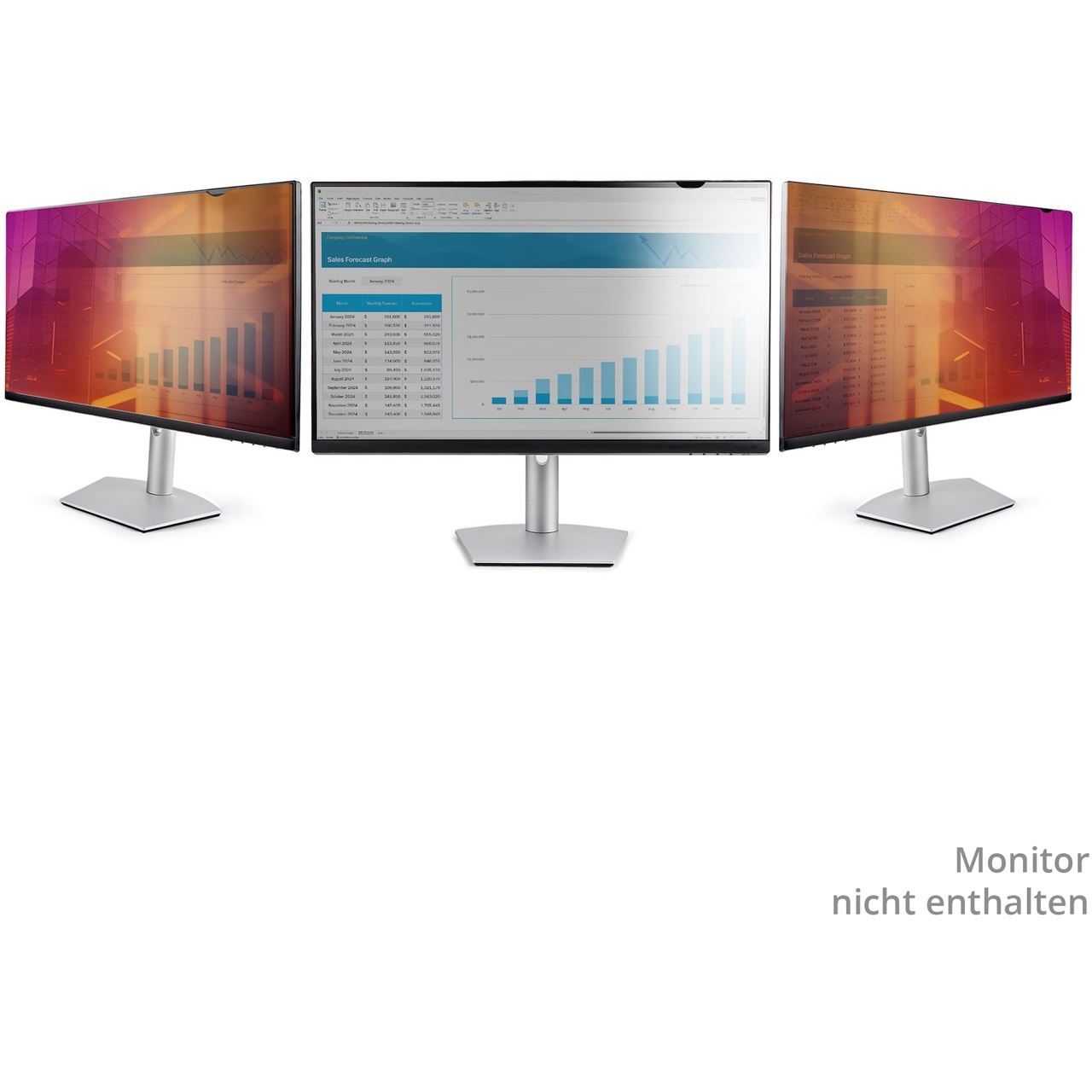 STARTECH 23.8-INCH GOLD PRIVACY SCREEN