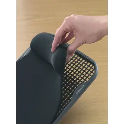 Kensington Mauspad mit Handgelenkauflage Gel schwarz Packung mit 4 Stück