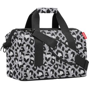 Reisenthel Reisetasche Allrounder M, leo nero, 40 cm, aus Polyester, 18 Liter