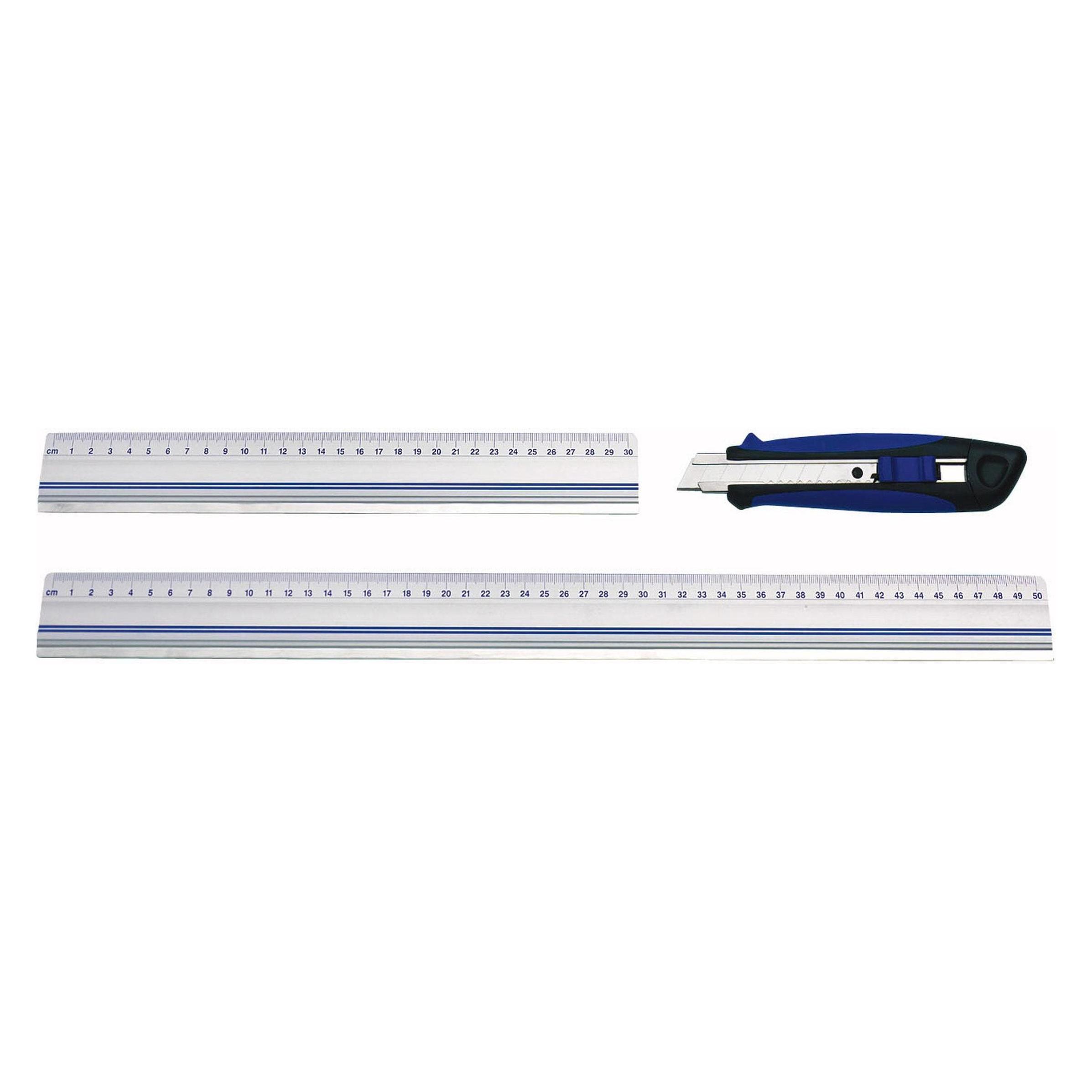 Wedo Schneidelineal (30 cm, Aluminium) (52 5430)