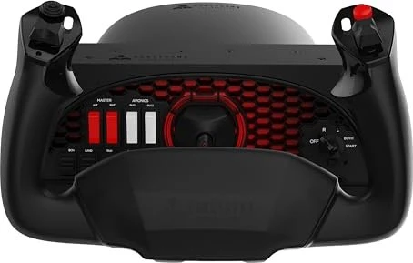 Honeycomb Alpha Flight Controls Joch und Switch Panel
