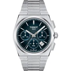 Tissot T1374271104101 Herrenuhr Automatik PRX Chronograph Dunkelblau