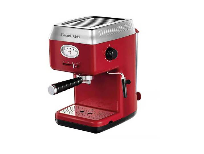 Russell Hobbs 28250-56 Retro Espressomaschine Rot