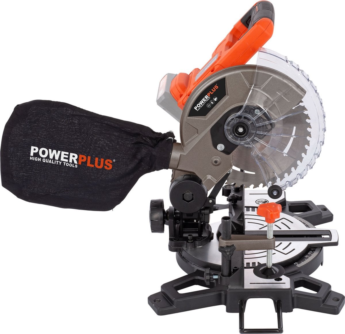 Powerplus Dual Power POWDP2550 Accu Afkort- en verstekzaag - 20V - Ø210mm