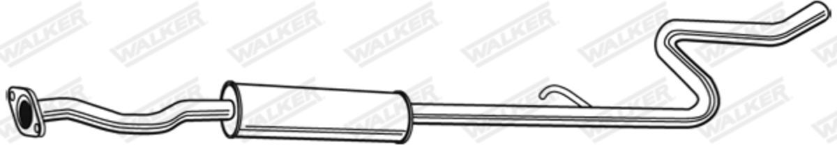 Walker Silenziatore centrale 23216