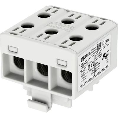 Ouneva Group VC05-0011 Verteilerblock Schrauben Grau 1St.