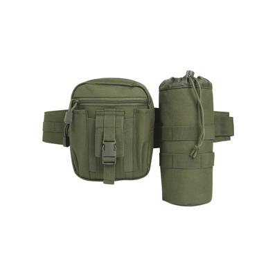Mini Bag BRANDIT "Brandit Unisex waistbeltbag Allround", Damen, Gr. onesize, grün (olive), Polyester, unifarben, Taschen