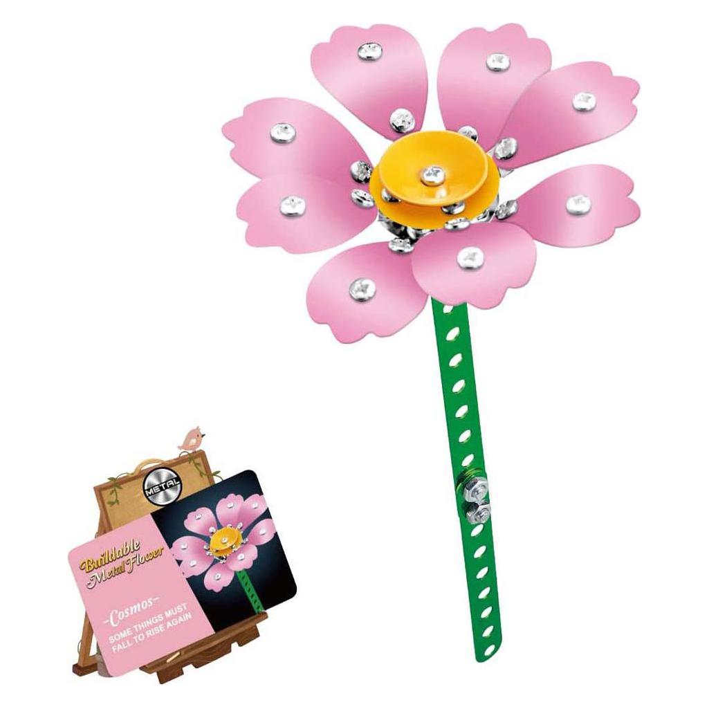 Lobbes Metallbaukasten Rosa Blume (62806701)