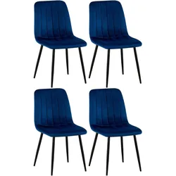 4er Set Stühle Dijon Samt