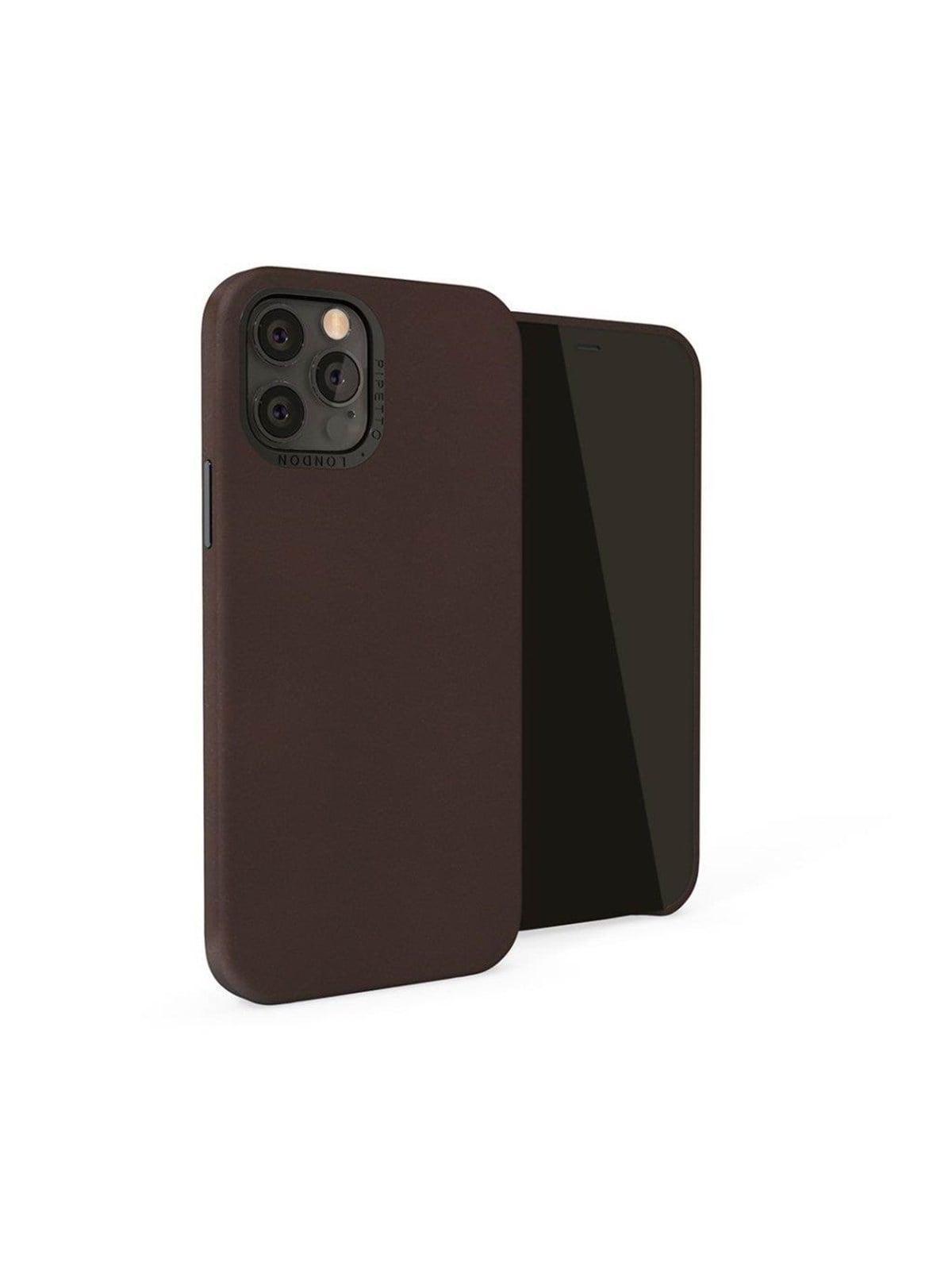 Pipetto Magnetic Leather Case for iPhone 12/12 Pro - with magnetic holder