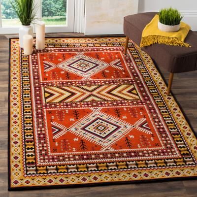 SAFAVIEH Classic Vintage Boho Gwen Oriental Cotton Rug