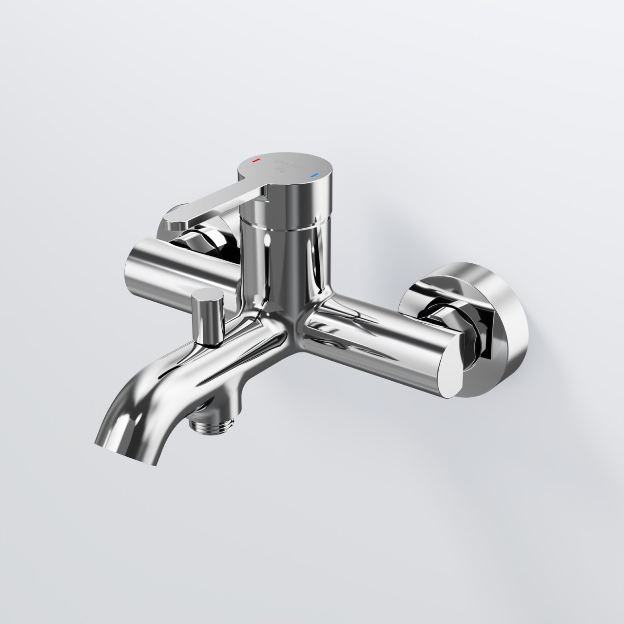 Steinberg Serie 341 Aufputz-Einhebelmischer ½″ für Wanne, Chrom 341 1100