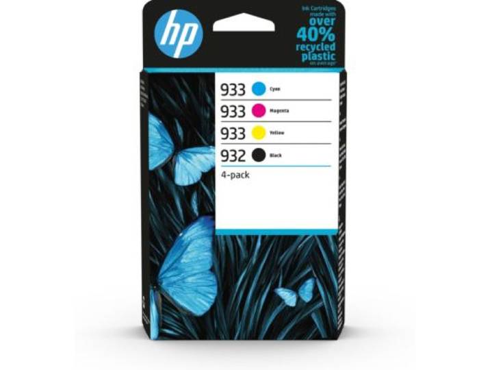 Hp - Pack Pack Multipack 4 Originales (932 Noir + 933 Couleurs) - Cn057ae