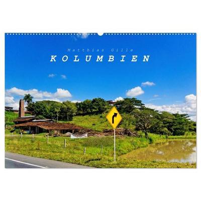 Kolumbien (Wandkalender 2027 DIN A2 quer), CALVENDO Monatskalender
