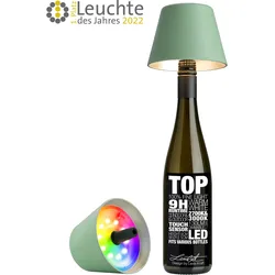 Sompex Leuchte TOP 2.0 Akku LED  Flaschenaufsatz olivgrün