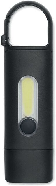Lampe de Poche Pratique Personnalisée COB BLUZ noir