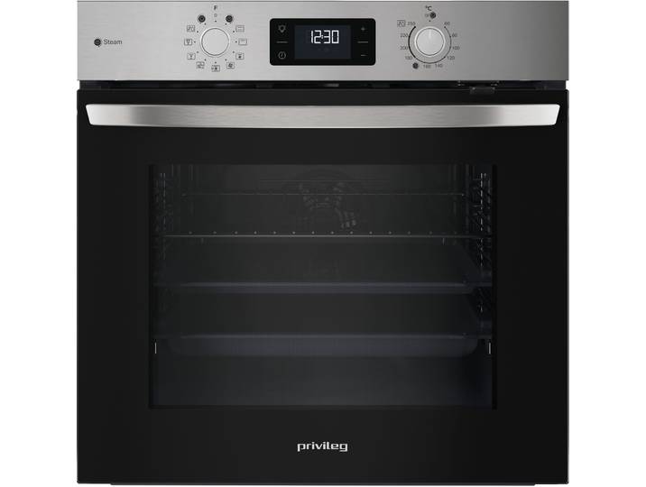 PRIVILEG Backofen PBA2S85HU1 , Energieeffizienz: A+, schwarz, B:56cm H:60cm T:55,5cm, Backöfen, Turn&Go – Automatikprogramme starten mit nur einem Dreh, Backofen
