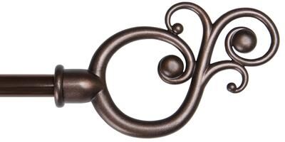 Kenney™ "Kenney Valencia 5/8"" Standard Decorative Window Curtain Rod"
