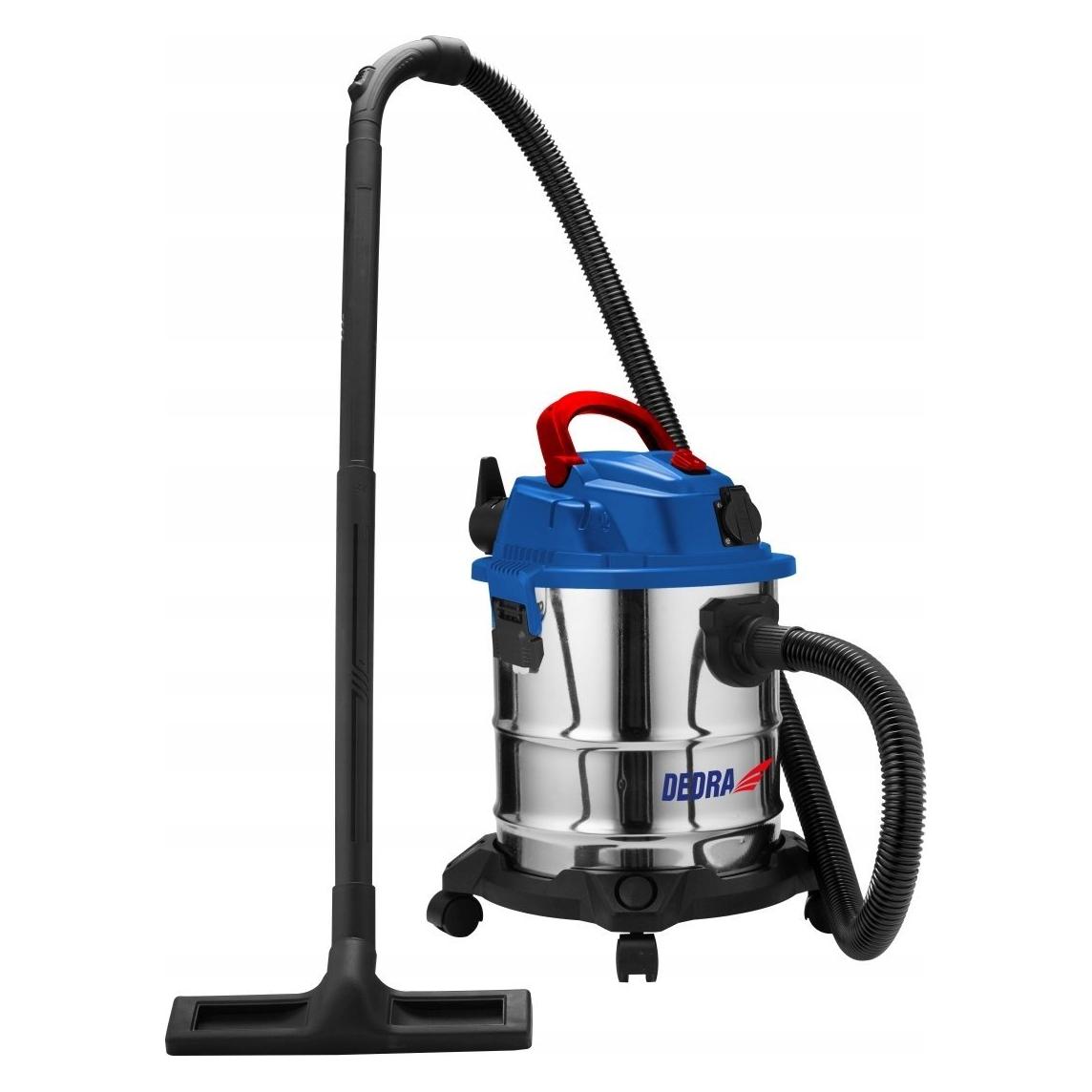 Dedra DED6597 Industriestaubsauger, 1600W, 5-in-1 - Gips/Asche/Trocken/Nass/Kompressor, Filterschütteln (Nass-Trockensauger) (DED6597)
