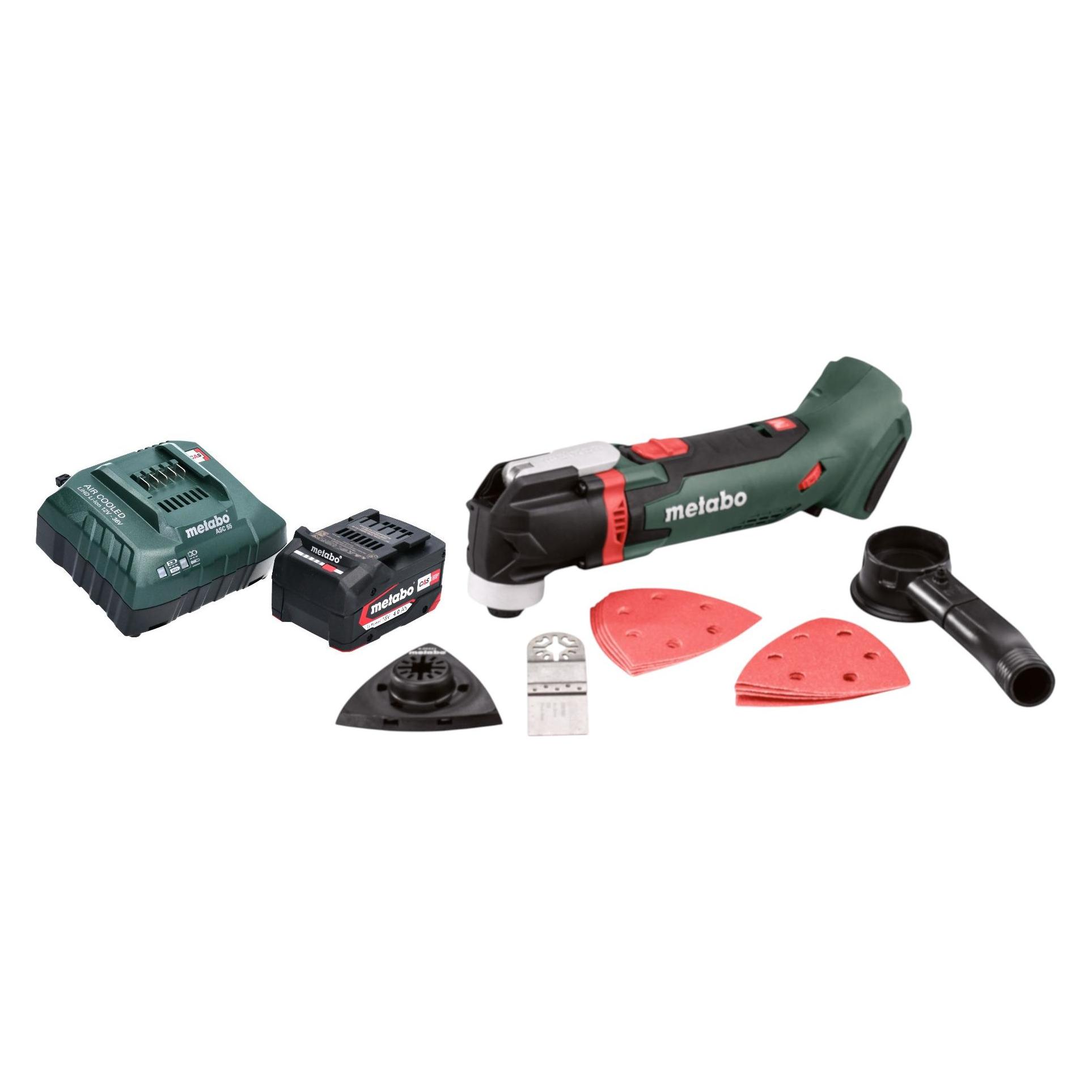 Metabo MT 18 LTX Akku Multitool 18 V OIS / Starlock + 1x Akku 4,0 Ah + Ladegerät (Oszillationswerkzeug) (60899967)