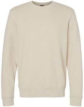 J America 8721JA Btb Fleece Crew T-Shirt in Oyster size 3XL   Cotton/Polyester Blend