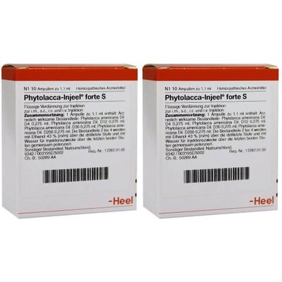 Phytolacca Injeel forte S Ampullen 2x 2x10 St