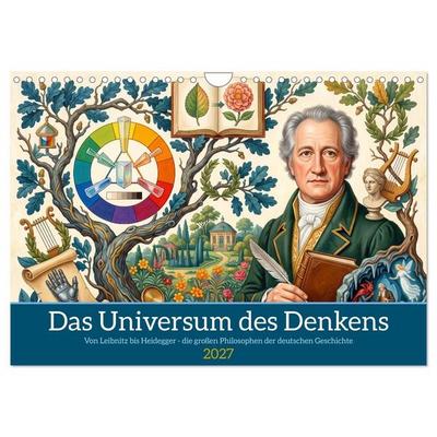 Das Universum des Denkens (Wandkalender 2027 DIN A4 quer), CALVENDO Monatskalender