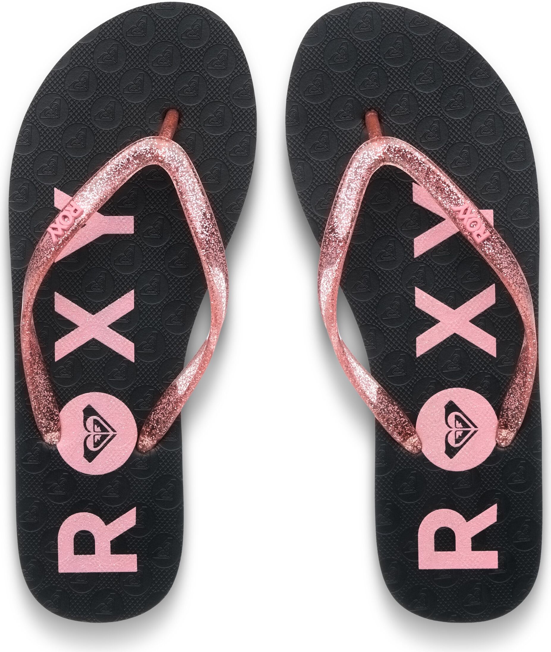 Zehentrenner ROXY "VIVA SPARKLE", Damen, Gr. 42, Synthetik, plumeria, Schuhe Zehentrenner