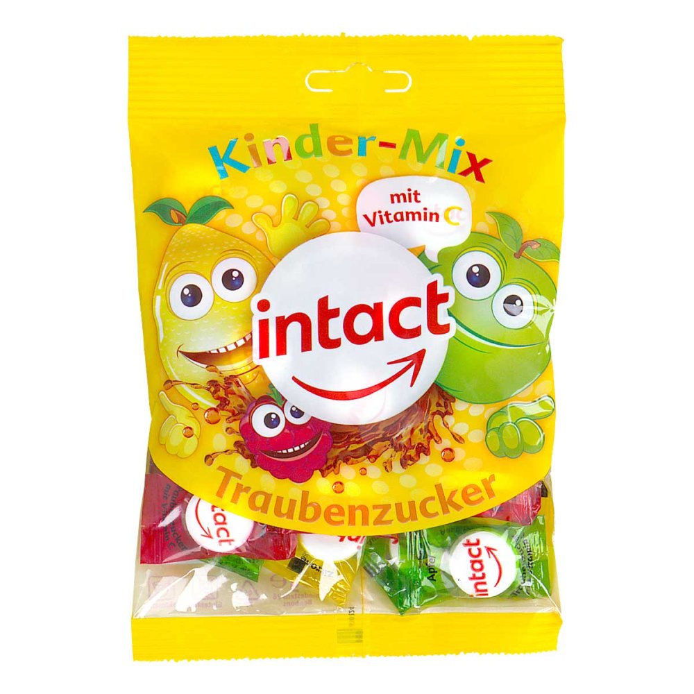 sanotact GmbH Intact Traubenzucker Beutel Kinder-mix+vitamin C 18720657
