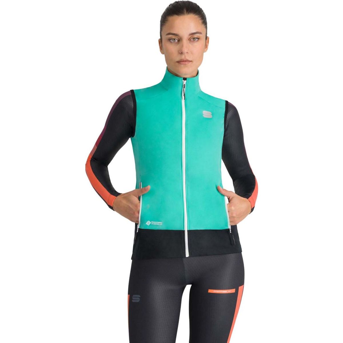 Sportful Apex W Vest blue waterfall/black (167) M 0423546-167-M