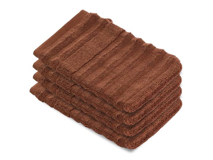 Gant de toilette Mailand Bamboo - 4 17 x 1 x 24cm Marron/Marron