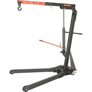 Bahco Werkstattkran BH6FC2000, Motorkran, 2000 kg Tragkraft, fahrbar & klappbar, Hubhöhe bis 264 cm