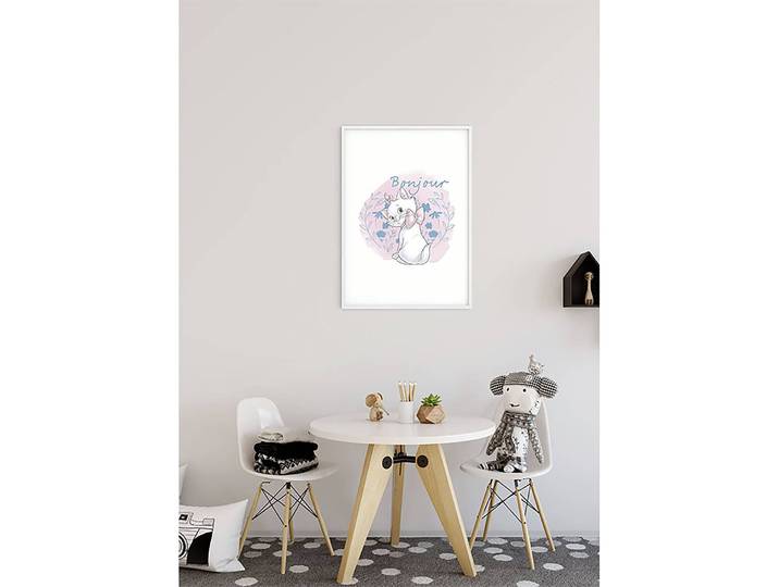 Wandbild Aristocats Marie 50 x 70cm Multicolor