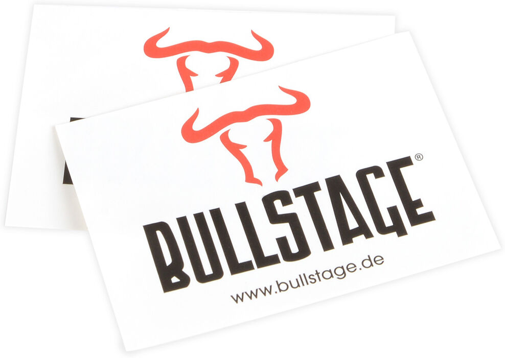 LTT Bullstage Aufkleber Weiß